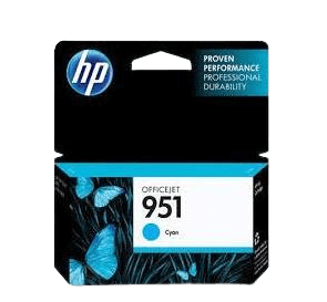 HP Original 951 CN050AE cyan blækpatron | Indhold: 700 sider