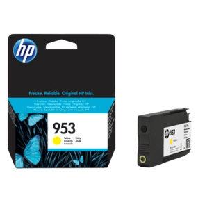 HP Original 953 F6U14AE gul blækpatron | Indhold: 630 sider