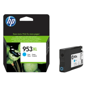 HP Original 953 F6U16AE XL cyan blækpatron | Indhold: 1450 sider