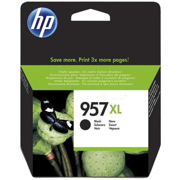 HP Original 957 L0R40AE XXL sort blækpatron | Indhold: 3000 sider