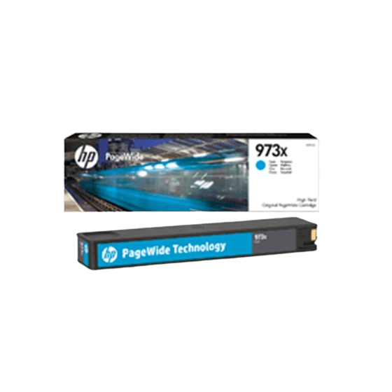 HP Original 973X F6T81AE XL cyan blækpatron | Indhold: 7000 sider