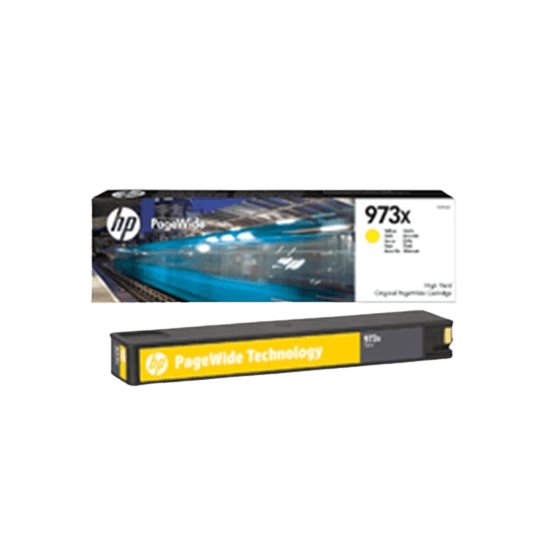HP Original 973X F6T83AE XL gul blækpatron | Indhold: 7000 sider