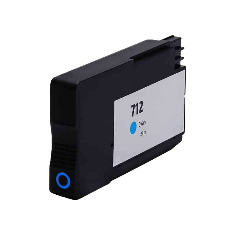 PixoJet HP 712 3ED67A cyan blækpatron | Indhold: 29 ml.