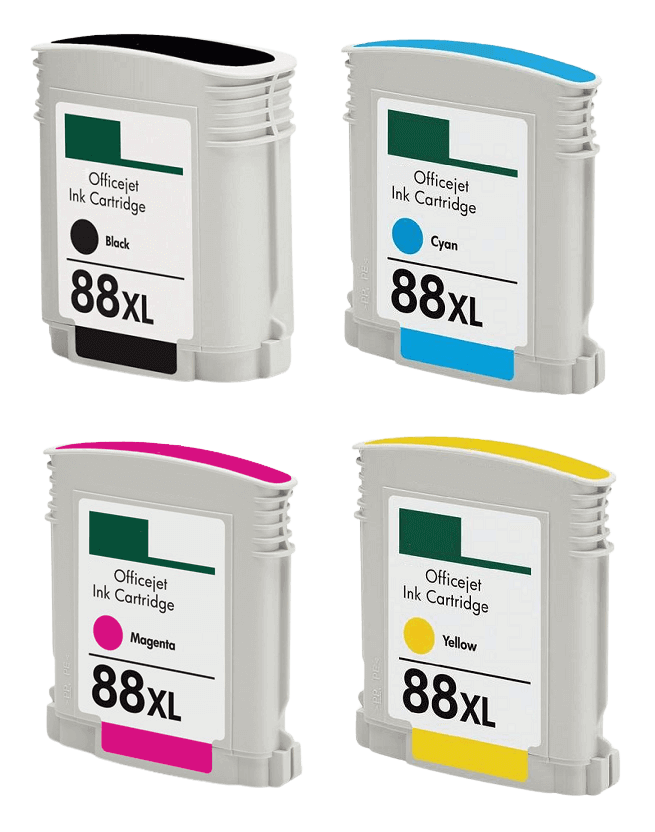 PixoJet HP 88 XL rabatpakke - 4 stk.