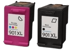 PixoJet HP 901 XL rabatpakke - 2 stk.
