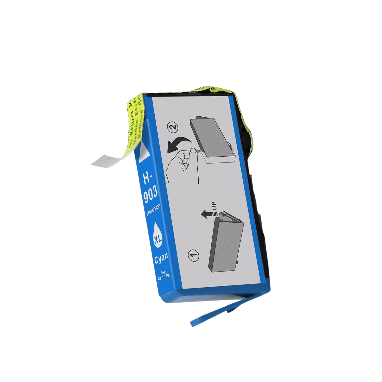 PixoJet HP 903 T6M03AE XL cyan blækpatron | Indhold: 12 ml.