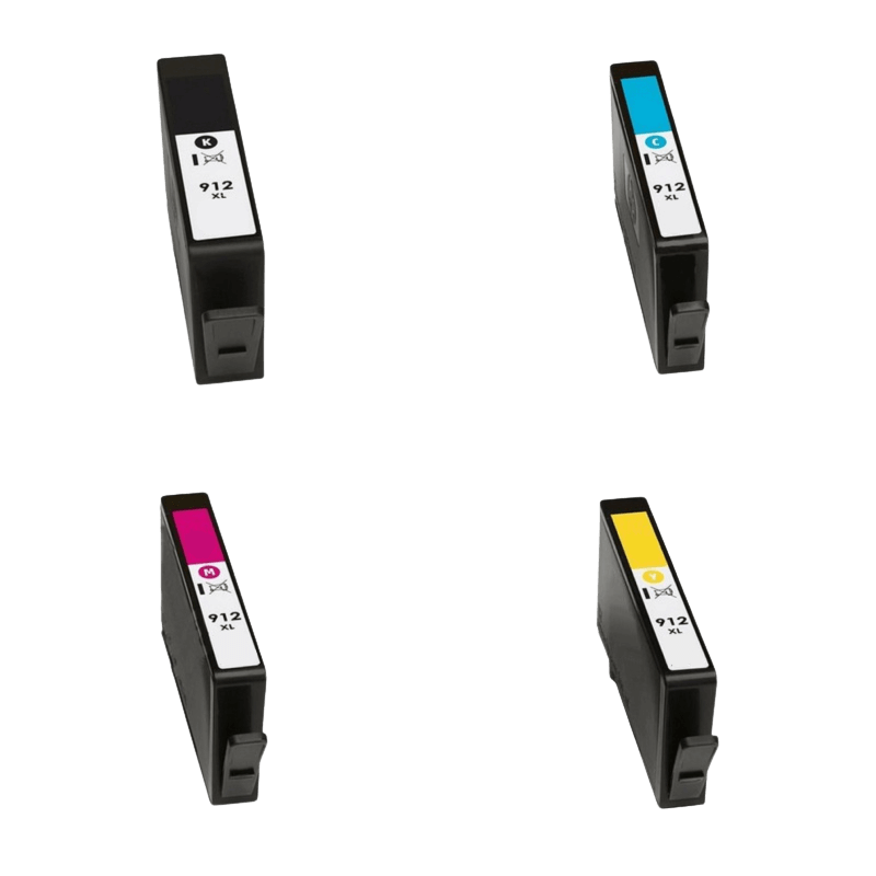 PixoJet HP 912XL rabatpakke - 4 stk.