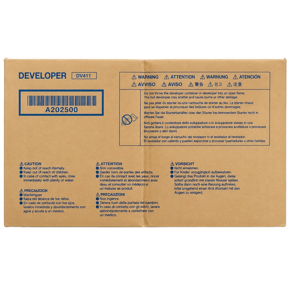 Konica Minolta Original DV-411 A202550 developer unit | Indhold: 80000 sider