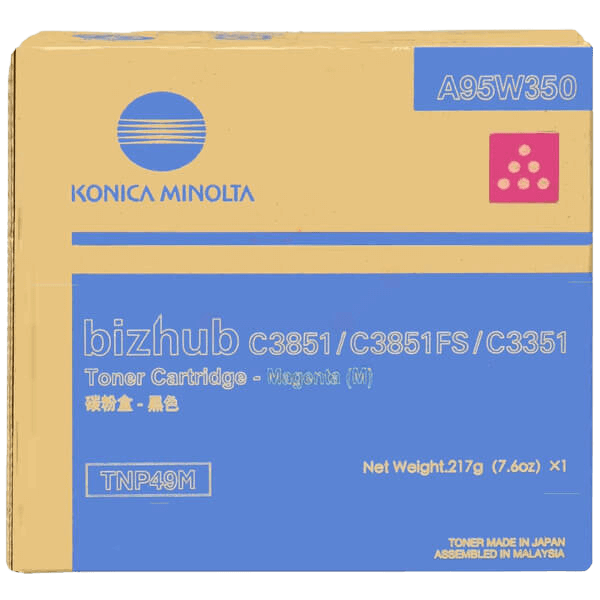 Konica Minolta Original TNP-49 A95W350 magenta toner | Indhold: 12000 sider