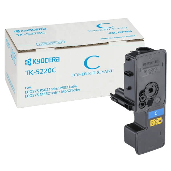 Kyocera Original TK-5220C 1T02R9CNL1 cyan toner | Indhold: 1200 sider