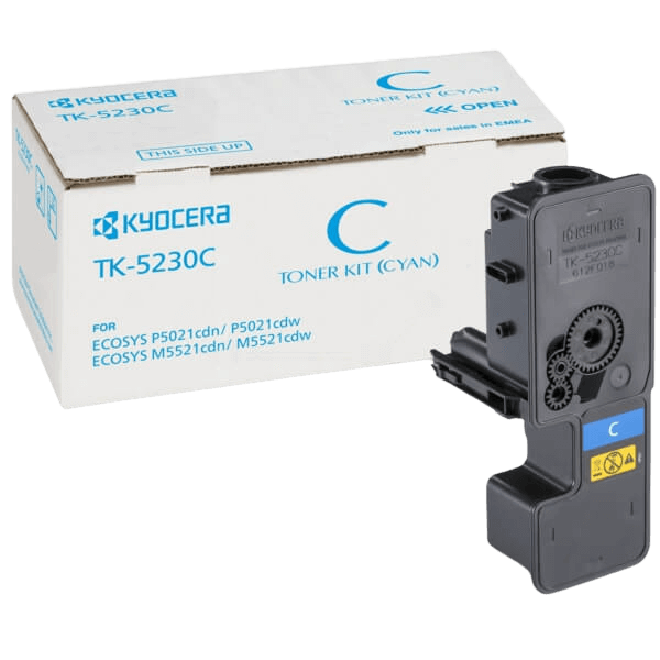 Kyocera Original TK-5230C 1T02R9CNL0 XL cyan toner | Indhold: 2200 sider