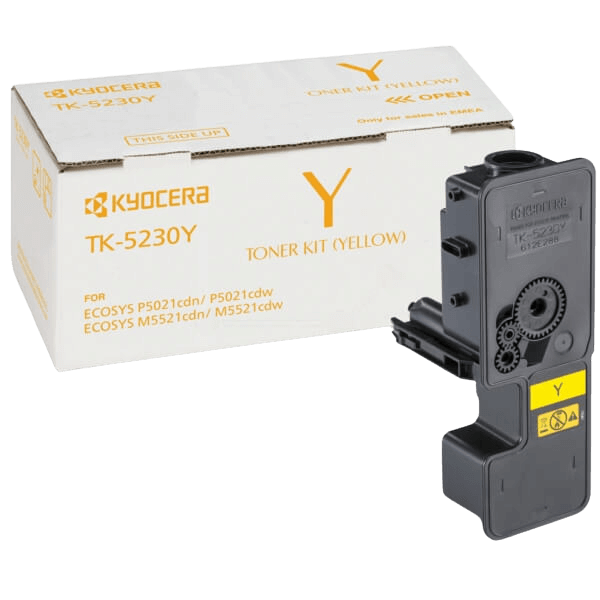 Kyocera Original TK-5230Y 1T02R9ANL0 XL gul toner | Indhold: 2200 sider