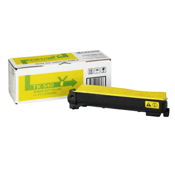 Kyocera Original TK-540Y 1T02HLAEU0 gul toner | Indhold: 4000 sider