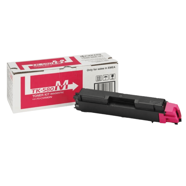 Kyocera Original TK-580M 1T02KTBNL0 magenta toner | Indhold: 2800 sider
