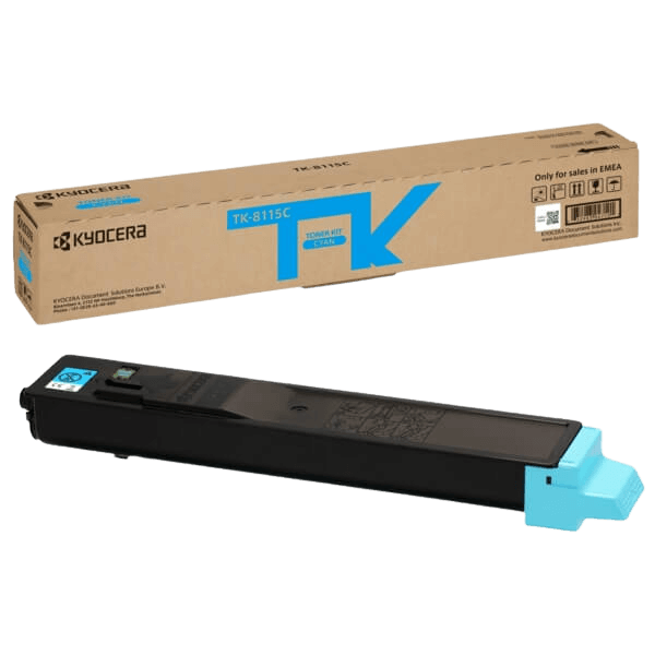 Kyocera Original TK-8115C 1T02P3CNL0 cyan toner | Indhold: 6000 sider