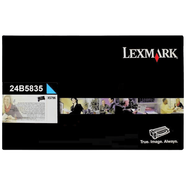 Lexmark Original 24B5832 cyan toner | Indhold: 18000 sider