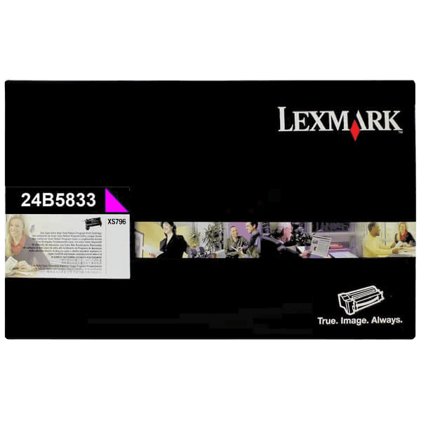 Lexmark Original 24B5833 magenta toner | Indhold: 18000 sider