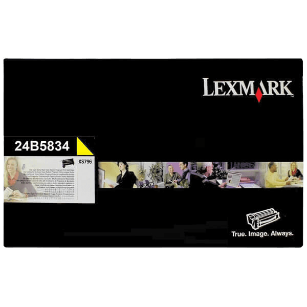 Lexmark Original 24B5834 gul toner | Indhold: 18000 sider