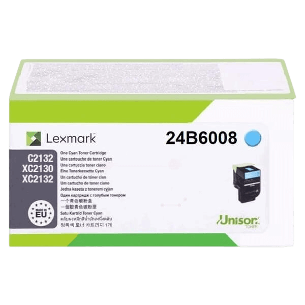 Lexmark Original 24B6008 cyan toner | Indhold: 3000 sider