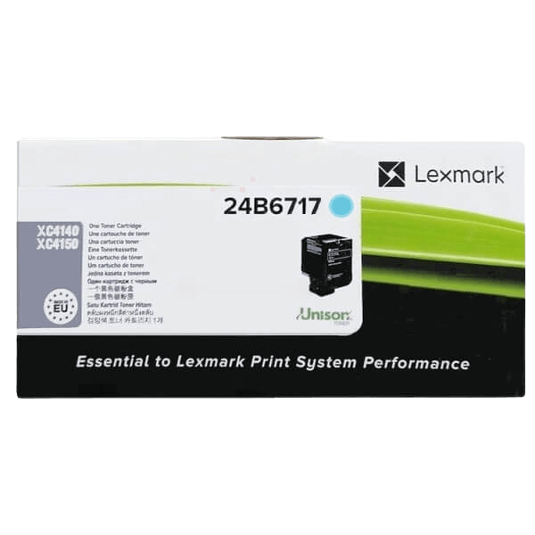 Lexmark Original 24B6717 cyan toner | Indhold: 13000 sider