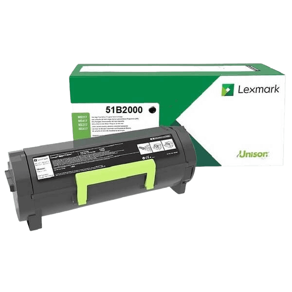 Lexmark Original 51B2000 sort toner | Indhold: 2500 sider