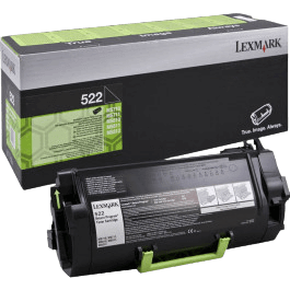 Lexmark Original 522 52D2000 sort toner | Indhold: 6000 sider