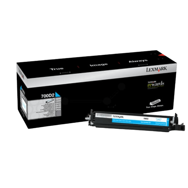 Lexmark Original 700D2 70C0D20 cyan developer unit | Indhold: 40000 sider