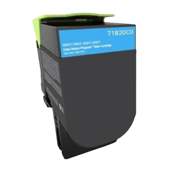 PixoJet Lexmark 71B20C0 cyan toner | Indhold: 2300 sider