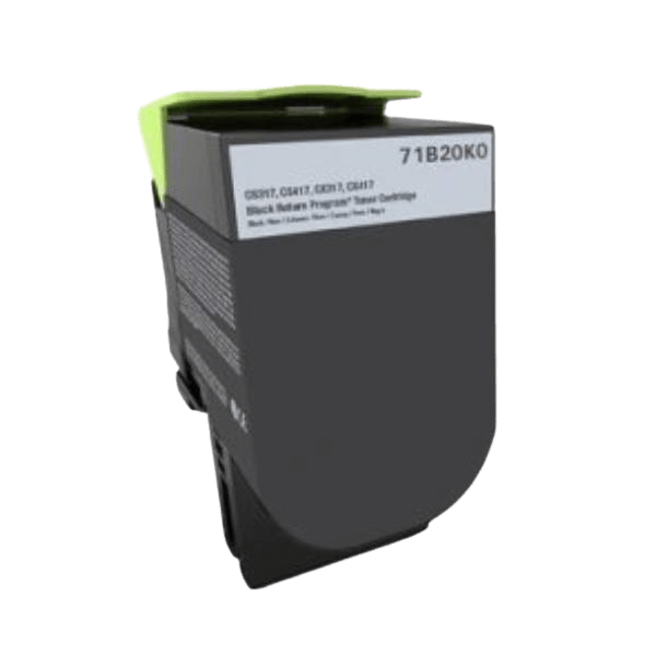 PixoJet Lexmark 71B20K0 sort toner | Indhold: 3000 sider