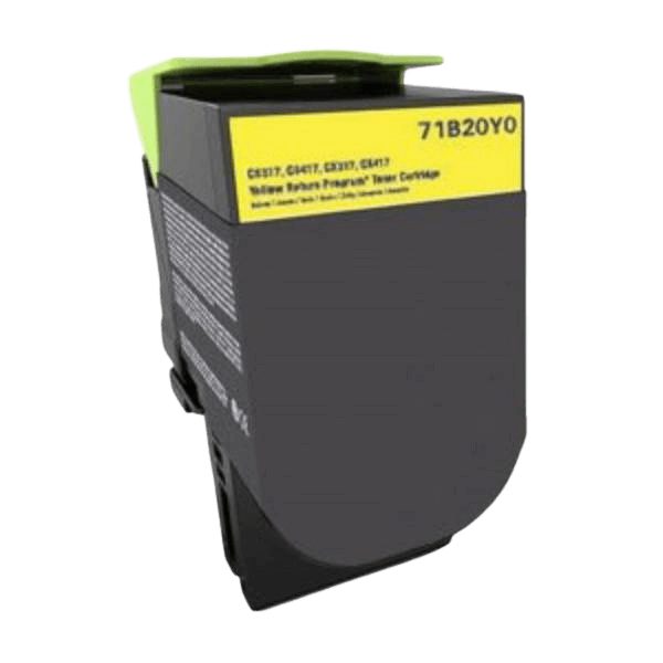 PixoJet Lexmark 71B20Y0 gul toner | Indhold: 2300 sider
