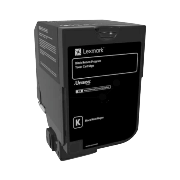 Lexmark Original 74C2SK0 XL sort toner | Indhold: 7000 sider