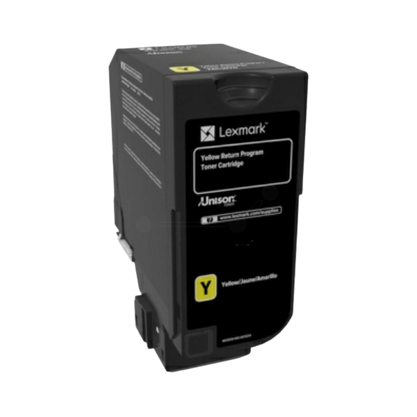 Lexmark Original 74C2SYE XL gul toner | Indhold: 7000 sider