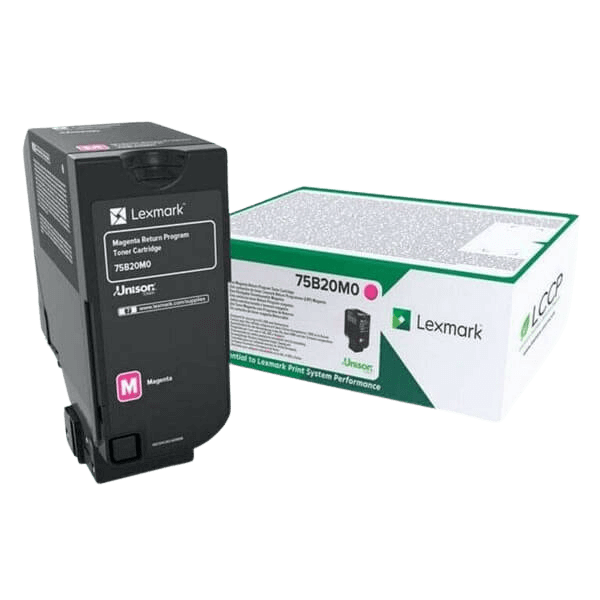 Lexmark Original 75B20M0 magenta toner | Indhold: 10000 sider