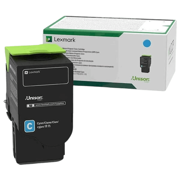Lexmark Original 78C20C0 cyan toner | Indhold: 1400 sider
