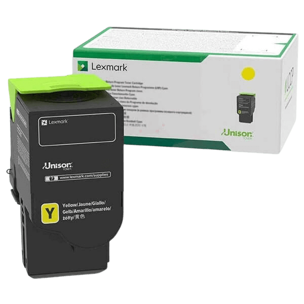 Lexmark Original 78C2XY0 XL gul toner | Indhold: 5000 sider