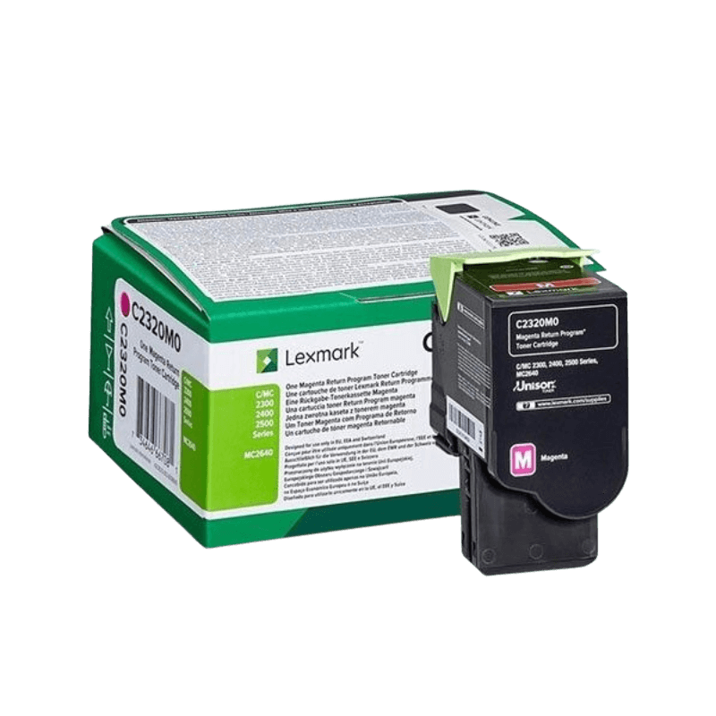 Lexmark Original C2320M0 magenta toner | Indhold: 1000 sider