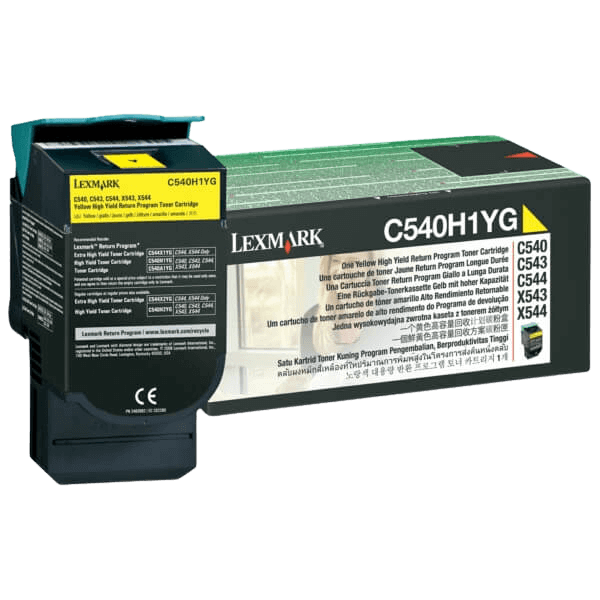 Lexmark Original C540H1YG gul toner | Indhold: 2000 sider