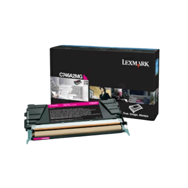 Lexmark Original C746 C746A3MG magenta toner | Indhold: 7000 sider