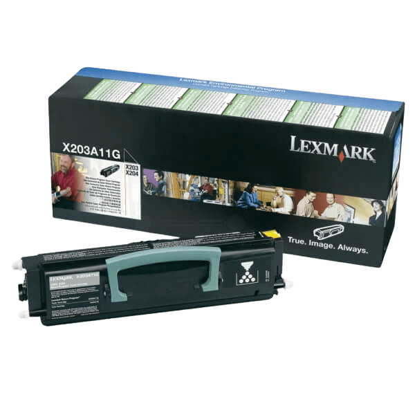 Lexmark Original X203A11G X203A21G sort toner | Indhold: 2500 sider