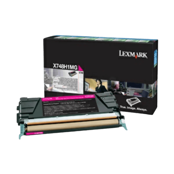 Lexmark Original X748 X748H3MG XL magenta toner | Indhold: 10000 sider