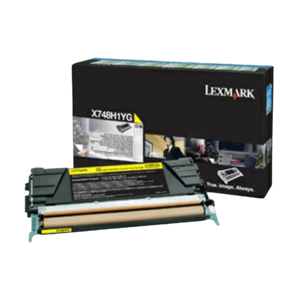 Lexmark Original X748 X748H3YG XL gul toner | Indhold: 10000 sider