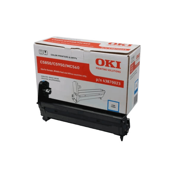 OKI Original 43870023 cyan drum | Indhold: 20000 sider
