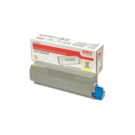 OKI Original 46443101 XL gul toner | Indhold: 10000 sider