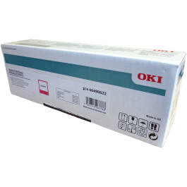 OKI Original 46490622 magenta toner | Indhold: 6000 sider
