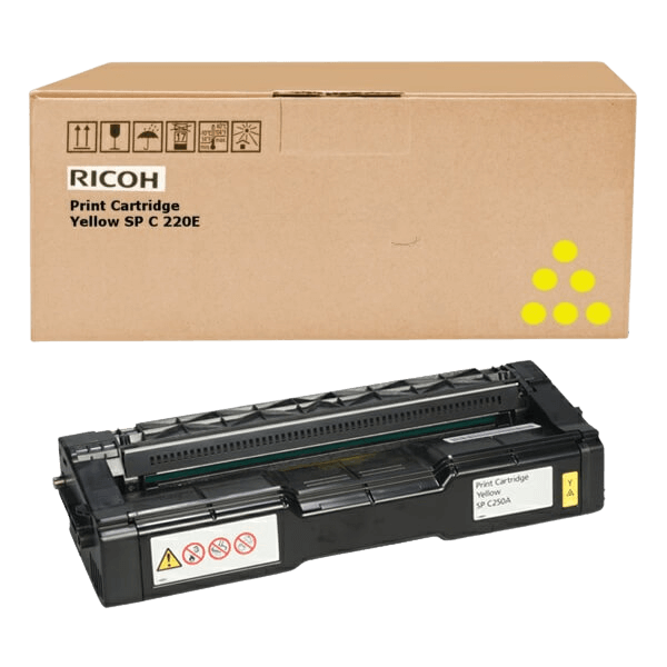 Ricoh Original 407546 gul toner | Indhold: 1600 sider