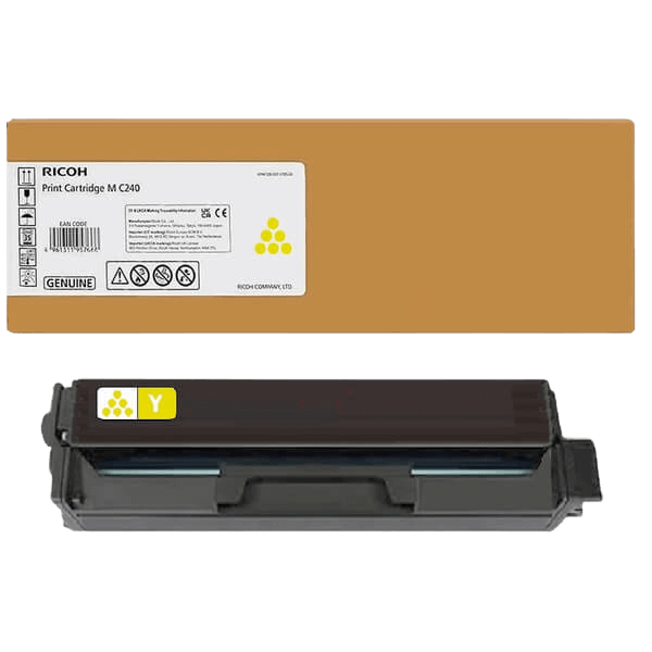 Ricoh Original 408454 gul toner | Indhold: 4500 sider