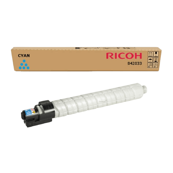 Ricoh Original DT3000 C 888643, 842033, 884949 cyan toner | Indhold: 12500 sider