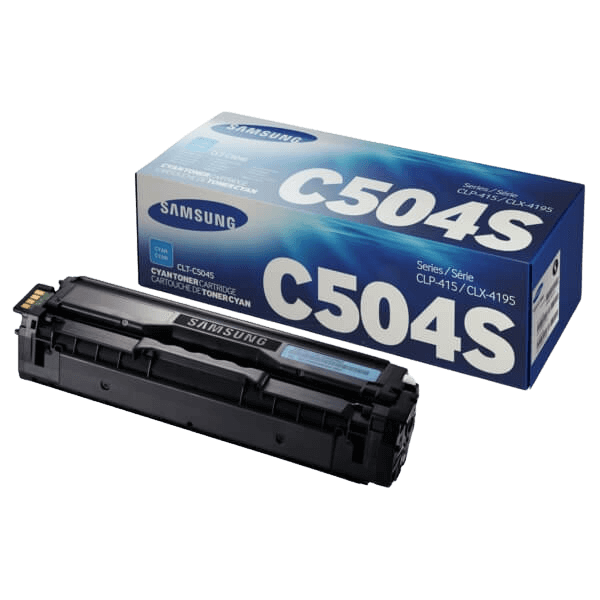 Samsung Original CLT-C504S SU025A cyan toner | Indhold: 1800 sider