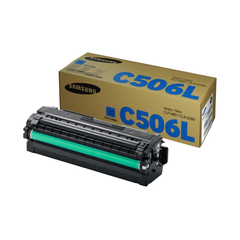 Samsung Original CLT-C506L SU038A XL cyan toner | Indhold: 3500 sider