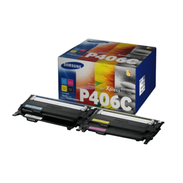 Samsung Original CLT-P406C SU375A CMYK rabatpakke | Indhold: 4500 sider